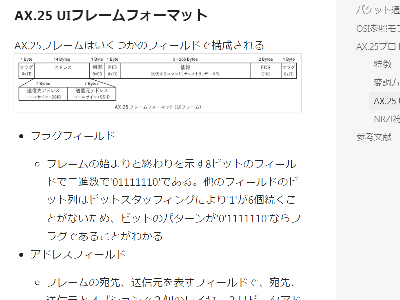 AX.25 UI�t���[��